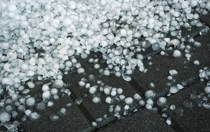 Solar Hail Damage in Colorado