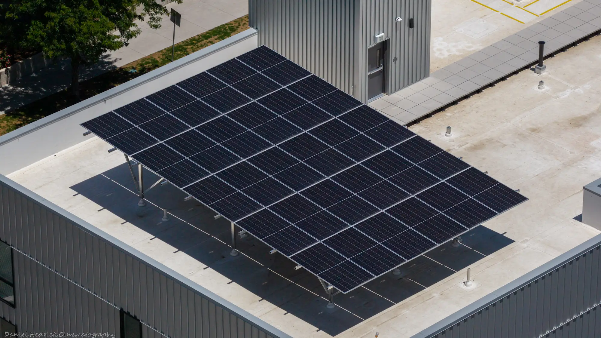Commercial solar installation at The Irving in Denver, Colorado