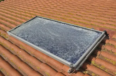 Damaged Solar Panel During Detach
